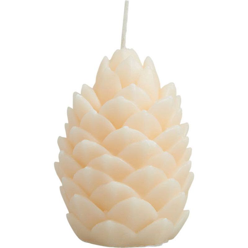 Свеча "Шишка", молочный