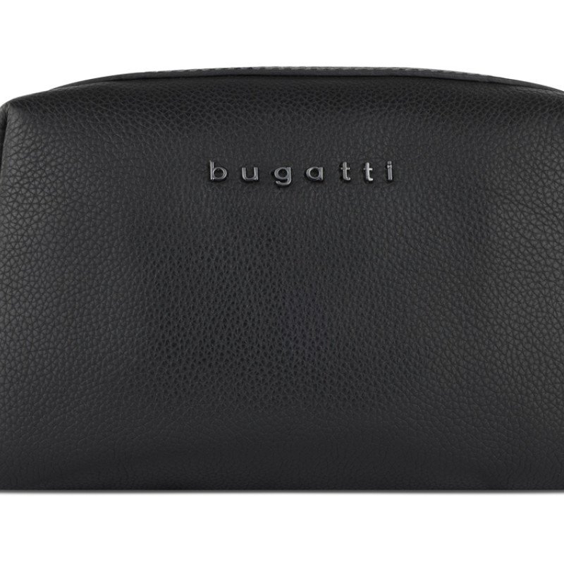 Косметичка BUGATTI БЕЛЛА | BELLA, чёрная, воловья кожа/полиэстер, 19х8,5х11 см Косметичка BUGATTI БЕЛЛА | BELLA, чёрная, воловья кожа/полиэстер, 19х8,5х11 см