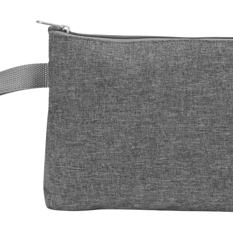 Косметичка двухцветная Trivium, серый/черный