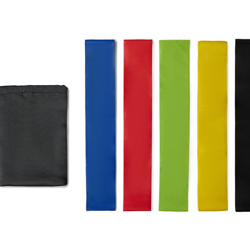 Набор спортивных резинок Crane, черный