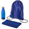 Спортивный набор с бутылкой и полотенцем «Beginner», синий