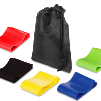 Набор спортивных резинок Crane, черный