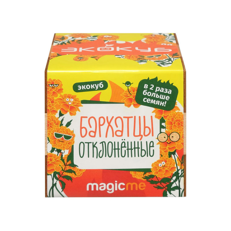 Набор для выращивания "Экокуб Magicme "Бархатцы"