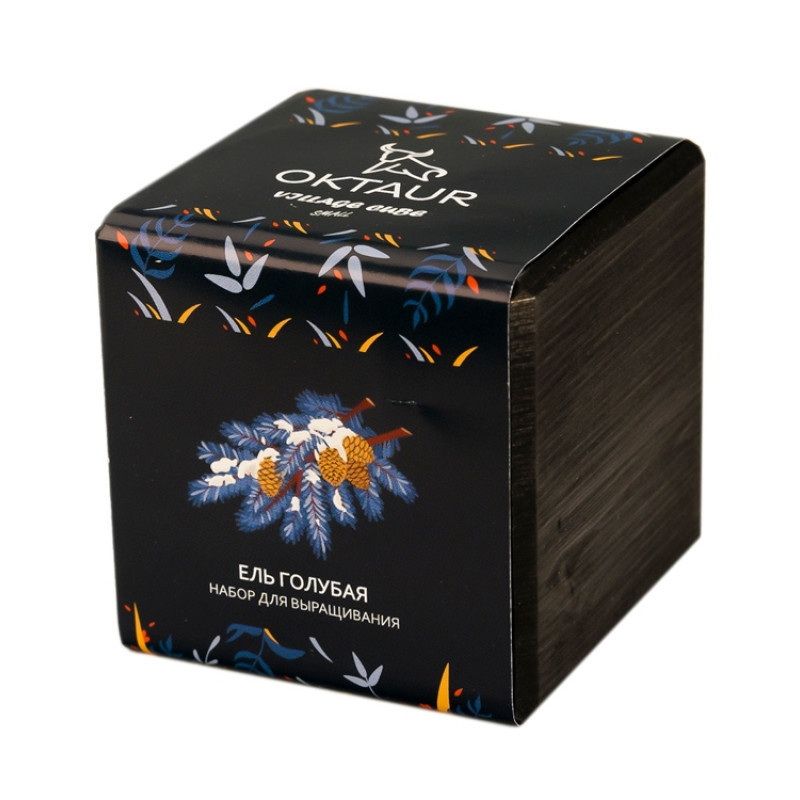 Набор для выращивания "Small village cube "Ель Голубая" Набор для выращивания "Small village cube "Ель Голубая"