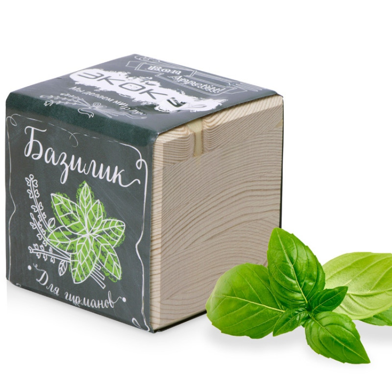 Набор для выращивания "Экокуб Classic "Базилик"