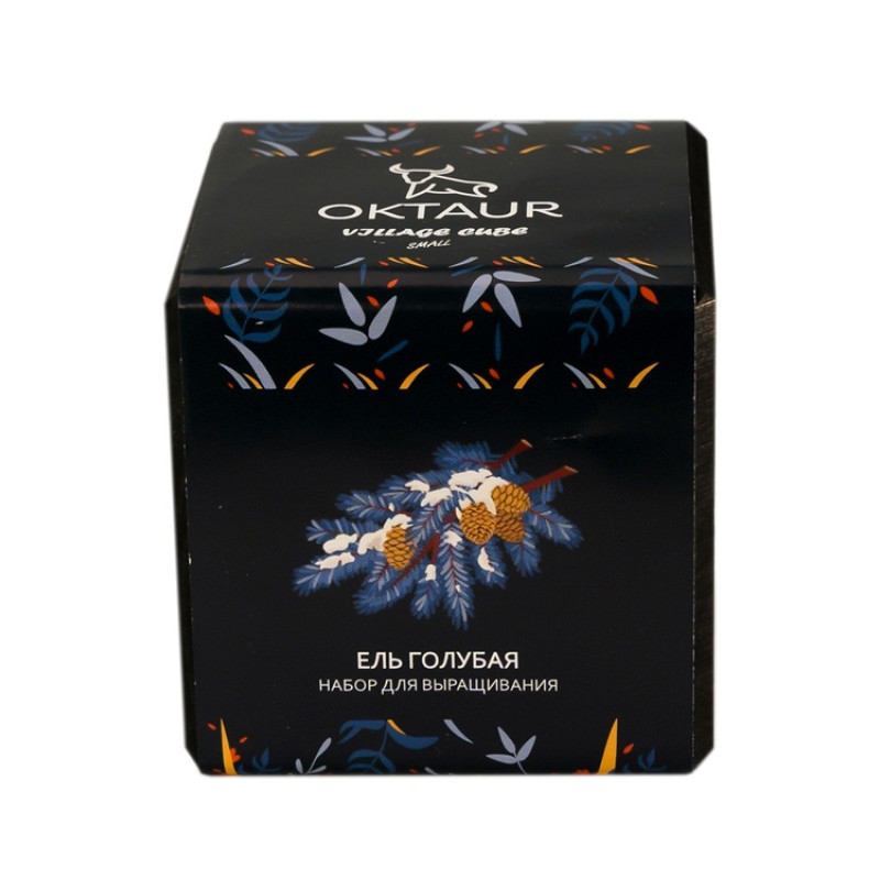 Набор для выращивания "Small village cube "Ель Голубая" Набор для выращивания "Small village cube "Ель Голубая"