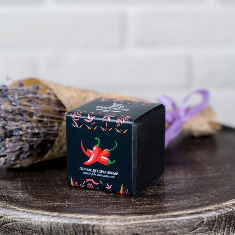 Набор для выращивания "Small village cube "Перчик декоративный"