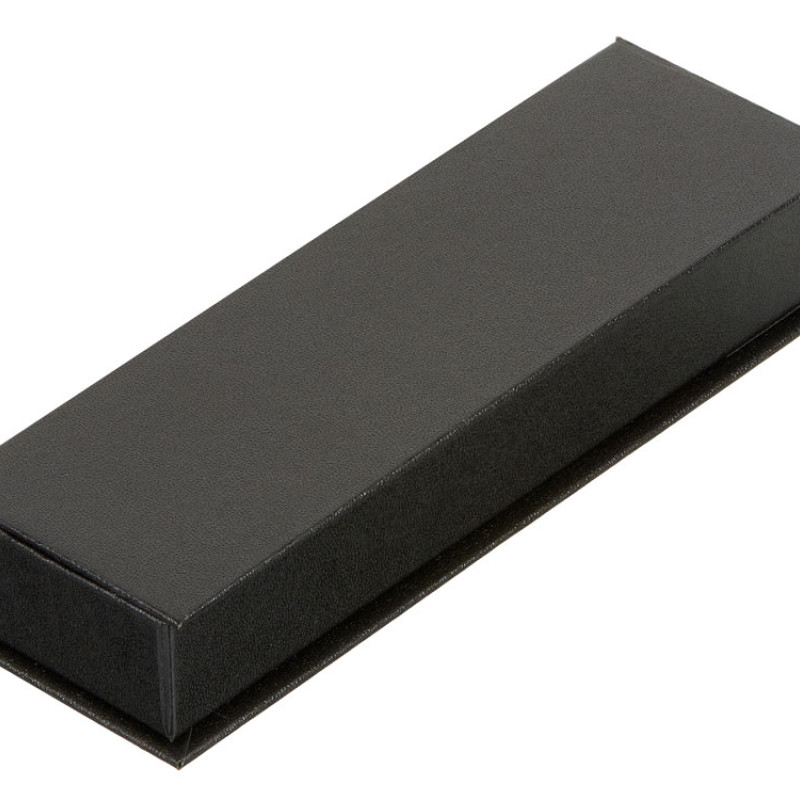 Набор из шариковой ручки и ручки-роллера с анодированным зеркальным слоем в подарочной коробке "Monarch Black", черный