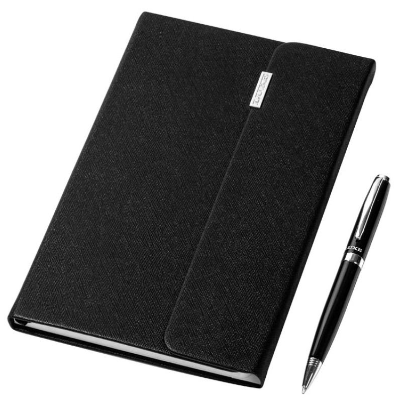 Подарочный набор Tactical Dark: блокнот А5, ручка шариковая (P)