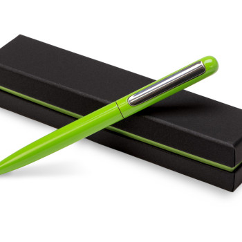 Ручка в футляре "Blooming Skate", зеленое яблоко