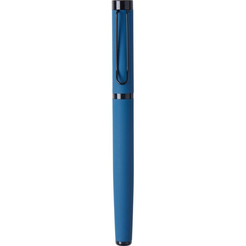 Подарочный набор из 2-х ручек "Black Lama" soft-touch, темно-синий