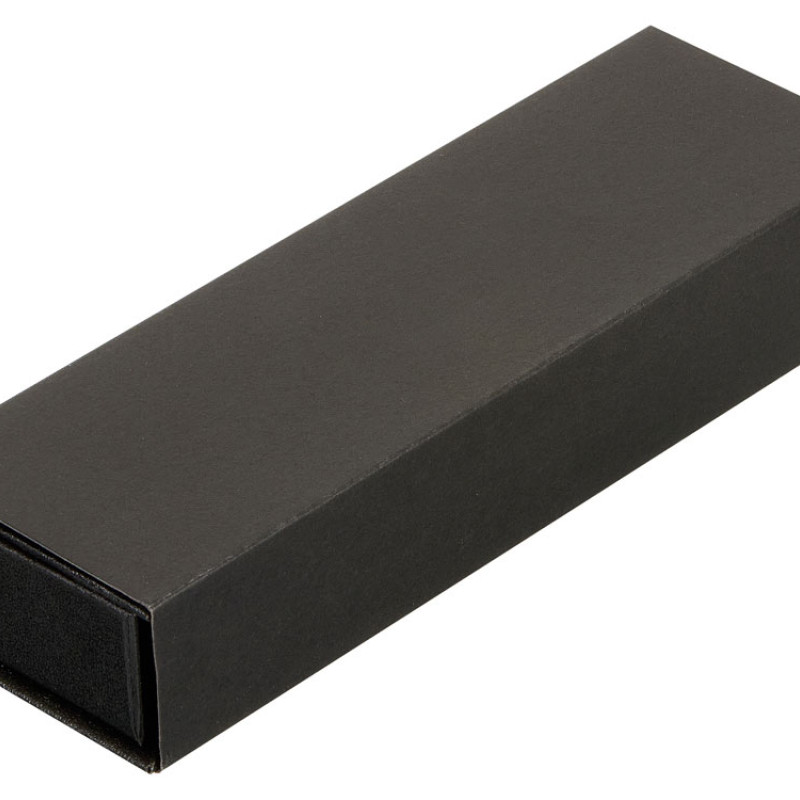 Набор из шариковой ручки и ручки-роллера с анодированным зеркальным слоем в подарочной коробке "Monarch Black", черный