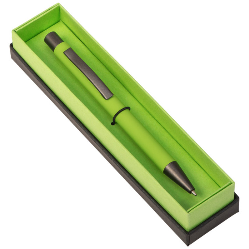 Ручка в футляре "Tender Bloom", зеленое яблоко