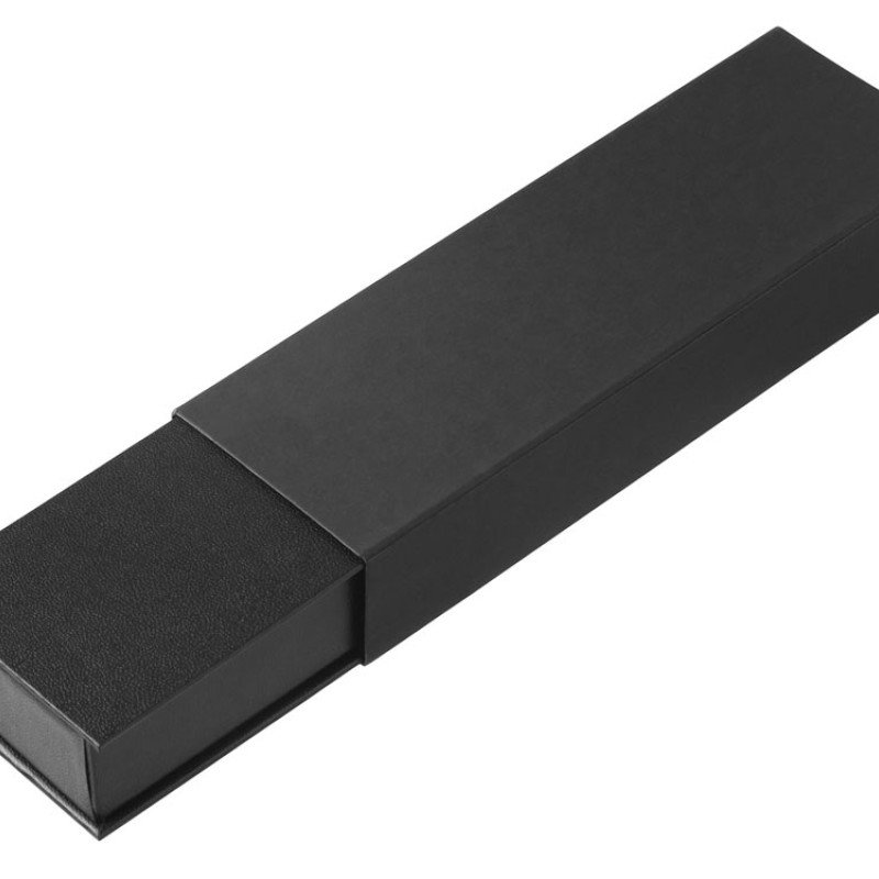 Подарочный набор из 2-х ручек "Black Lama" soft-touch, черный