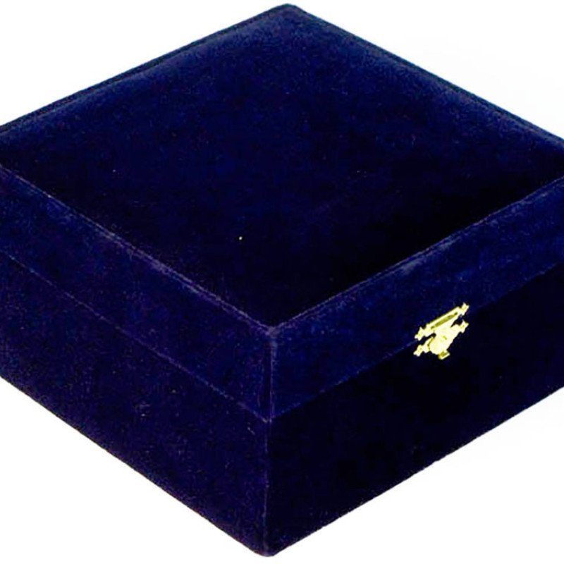 Набор: стакан с подстаканником и ложкой, белый/синий