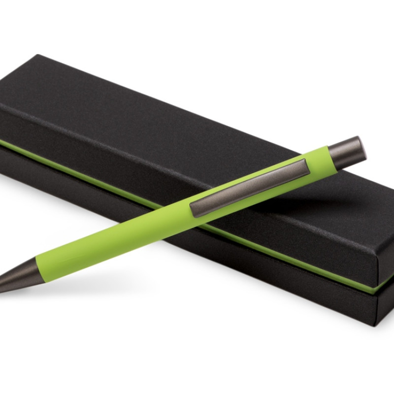 Ручка в футляре "Tender Bloom", зеленое яблоко