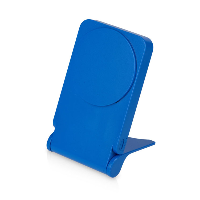 Подарочный набор с магнитным аккумулятором и бутылкой для воды "Waterpower", синий