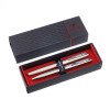 Набор Pierre Cardin PEN&PEN: ручка шариковая + роллер. Цвет - серебристый. Упаковка Е.