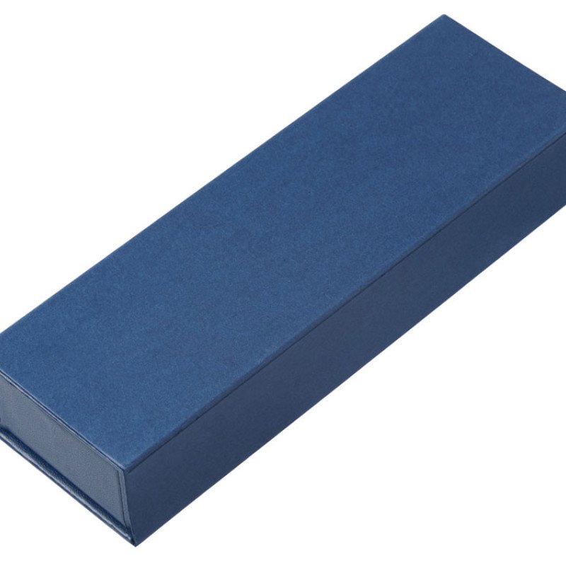 Подарочный набор из 2-х ручек "Black Lama" soft-touch, темно-синий