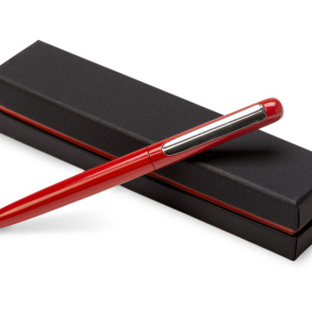 Ручка в футляре "Blooming Skate", красный