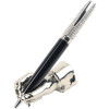Набор William Lloyd : ручка шариковая и подставка, черный/серебристый