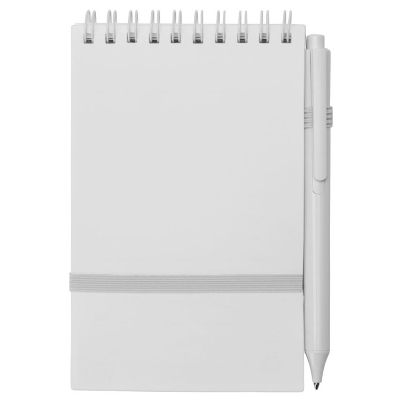 Антибактериальный набор с блокнотом и стаканом  "Safe work", белый