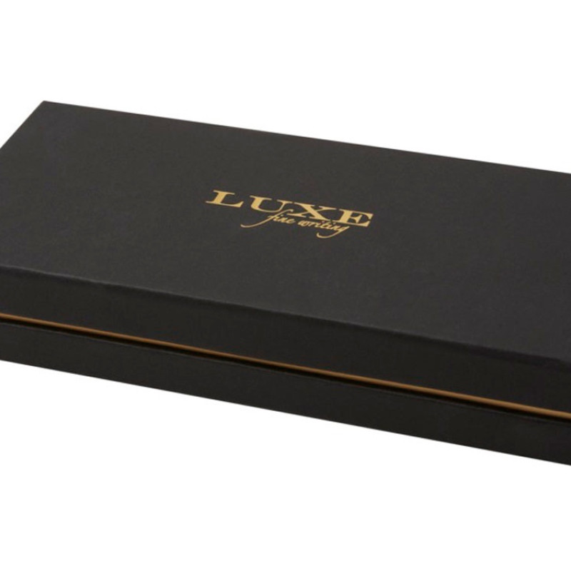 Verse Подарочный набор из шариковой ручки и брелока, черный