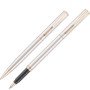 Набор Pierre Cardin PEN&PEN: ручка шариковая + роллер. Цвет - серебристый. Упаковка Е.