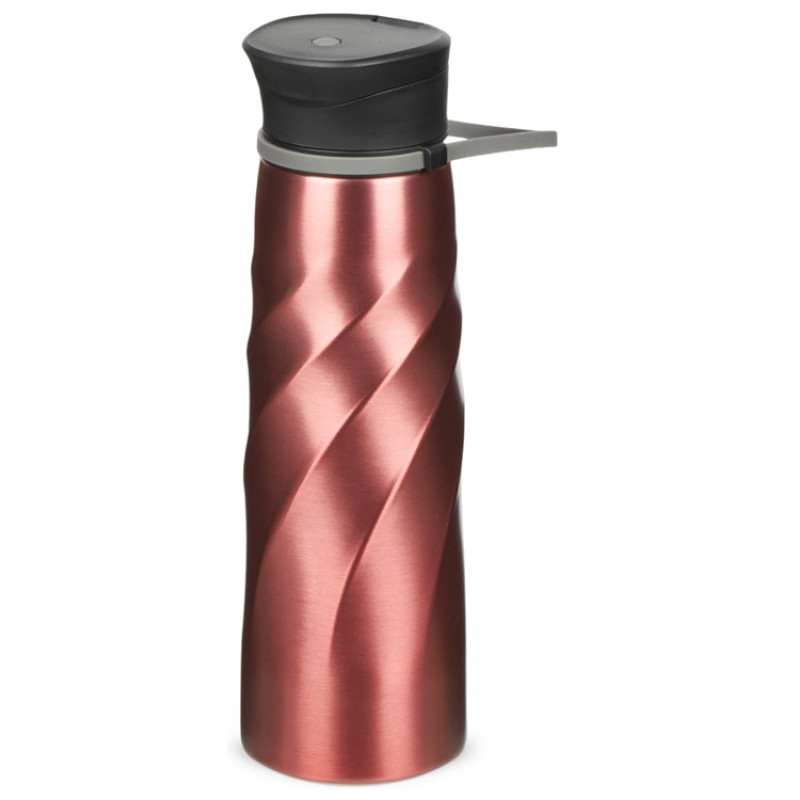 Подарочный набор с магнитным аккумулятором и бутылкой для воды "Waterpower", красный