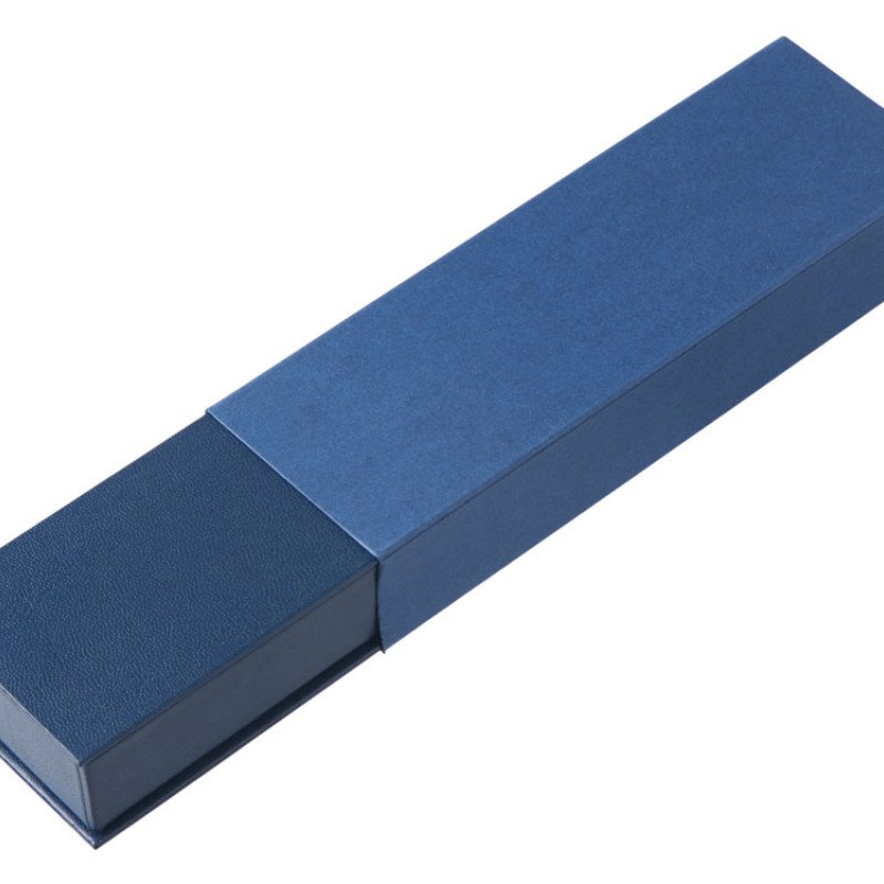 Подарочный набор из 2-х ручек "Black Lama" soft-touch, темно-синий