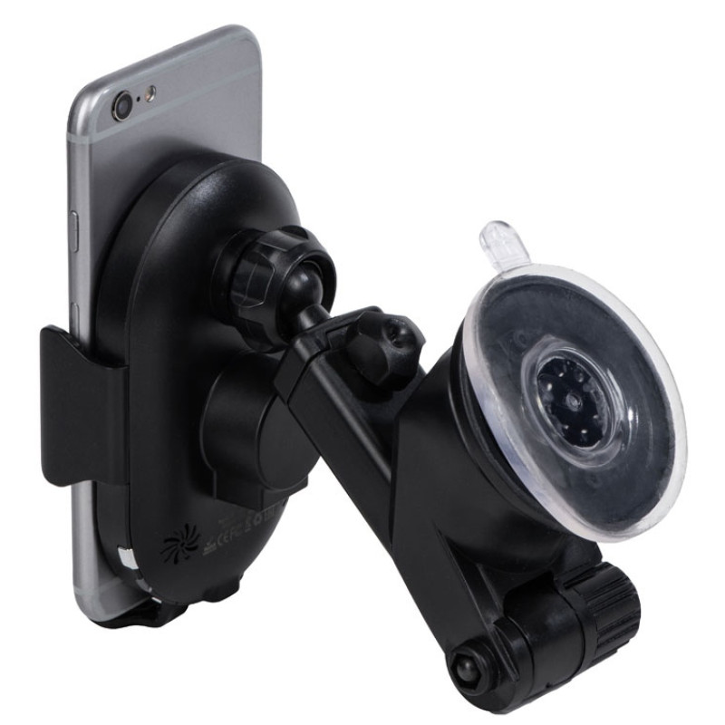 Автомобильное беспроводное зарядное устройство с датчиком "OptIQ Lite", 15 Вт, черный