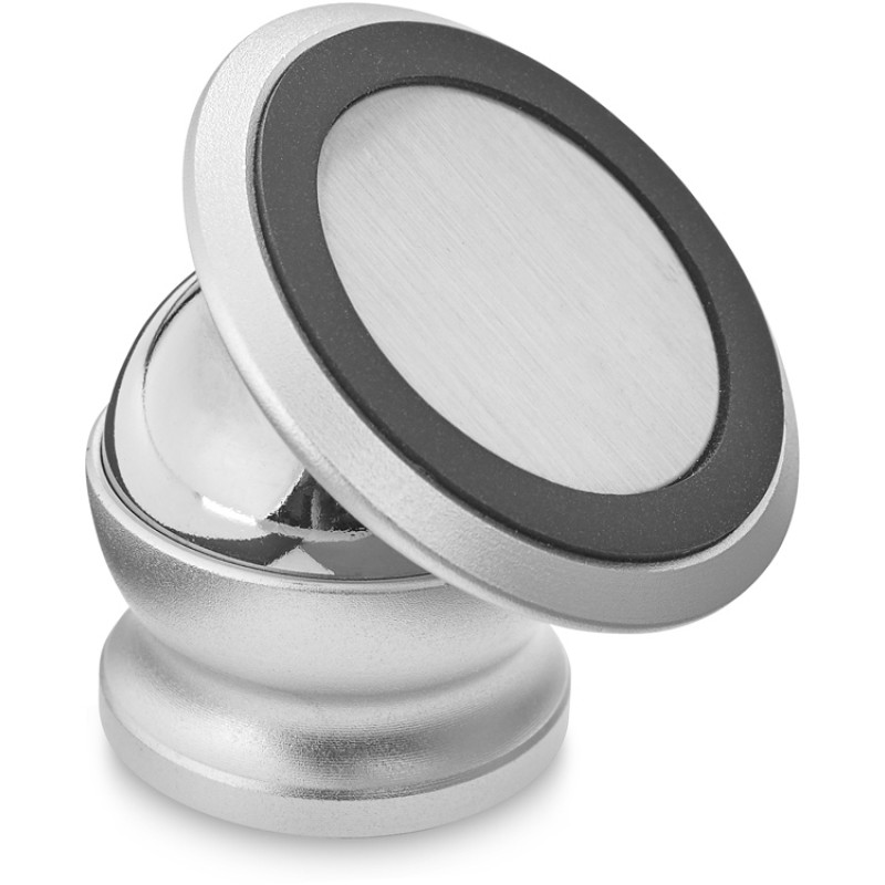 Поворотный магнитный держатель телефона Mount, серебристый Поворотный магнитный держатель телефона Mount, серебристый