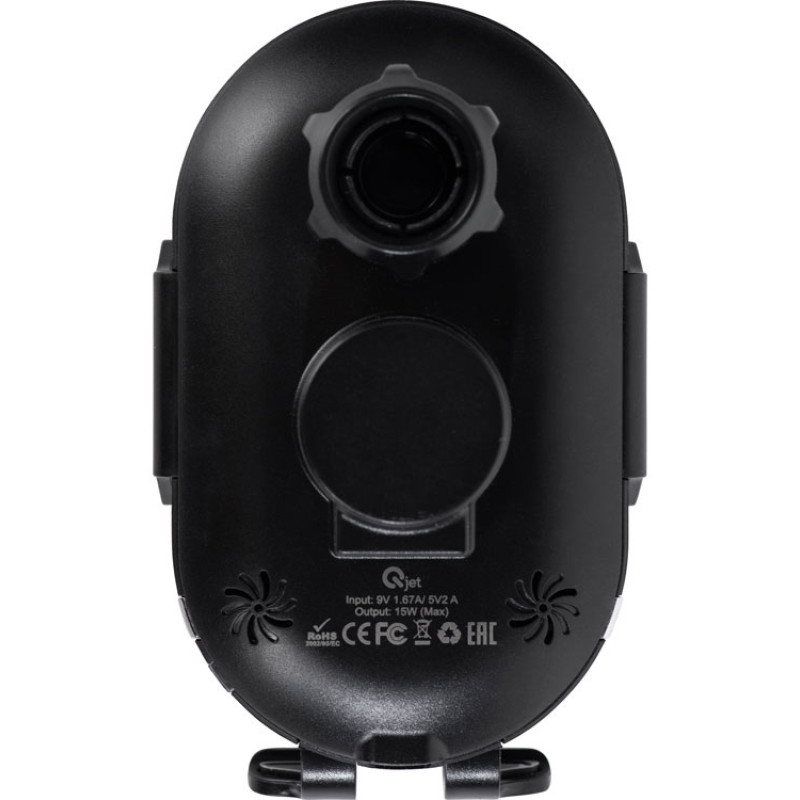 Автомобильное беспроводное зарядное устройство с датчиком "OptIQ Lite", 15 Вт, черный