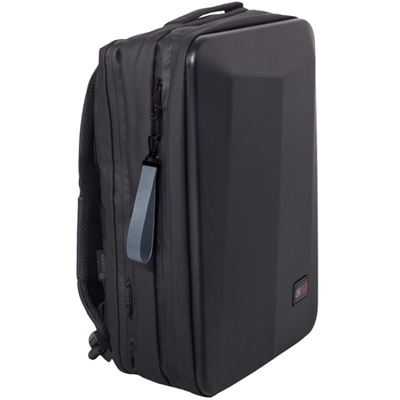 Ремувка с черным карабином "Summit", 2 см, серый/ченый