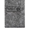 Брелок "Felt" из RPET-фетра, серый