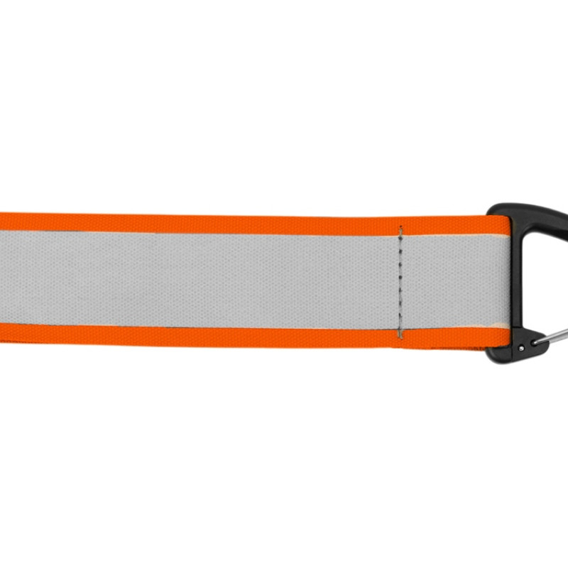 Светоотражающий брелок Reflector, серебристый/неоновый оранжевый