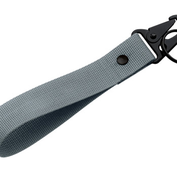 Ремувка "Force" с усиленным карабином, 2,5 см, серый/черный