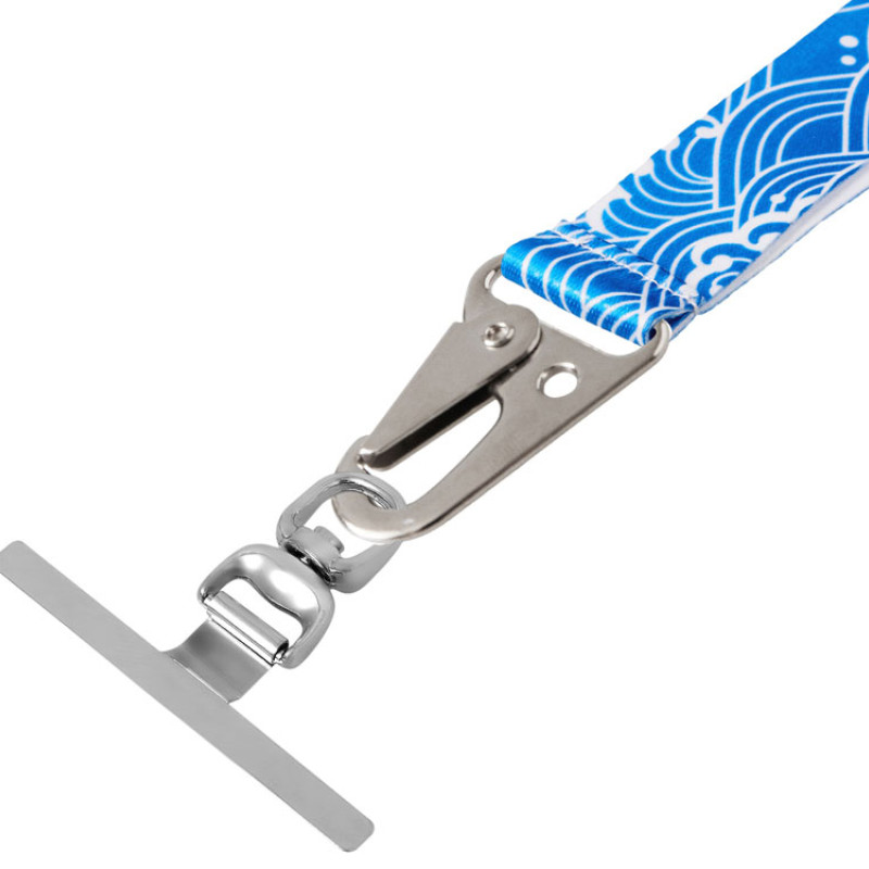 Ремувка под сублимацию с большим карабином и металлическим держателем для телефона