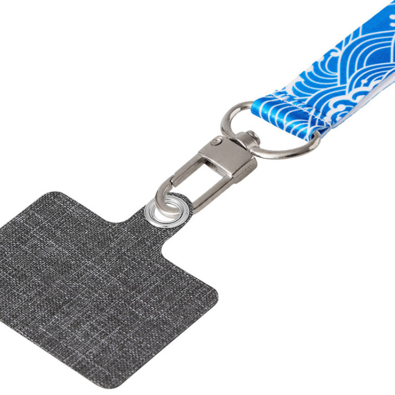 Ремувка под сублимацию с трендовым карабином и большим держателем для телефона из ПЭ