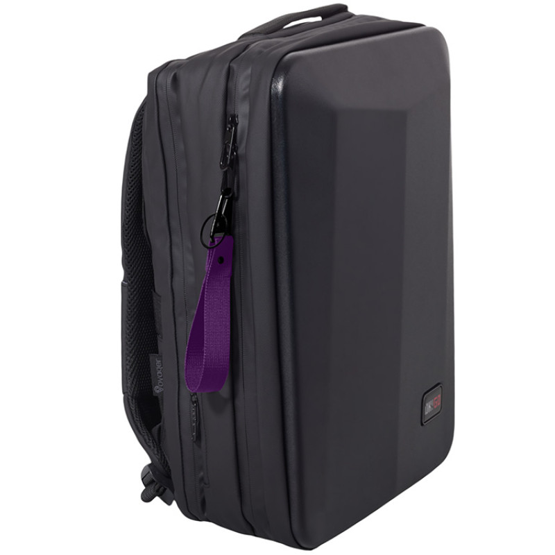 Ремувка "Force" с усиленным карабином, 2,5 см, фиолетовый/черный