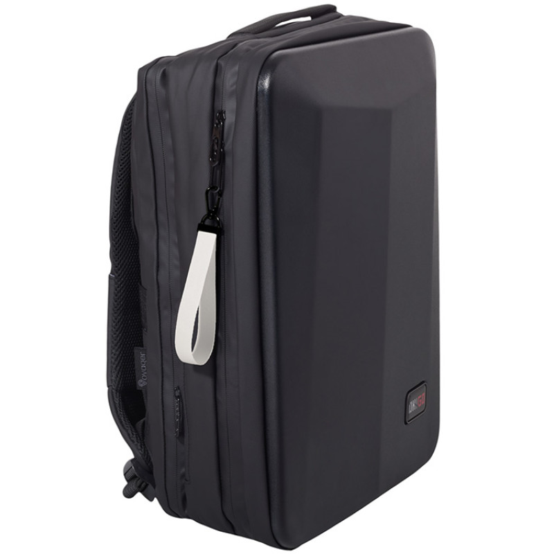 Ремувка с черным карабином "Summit", 2 см, белый/черный