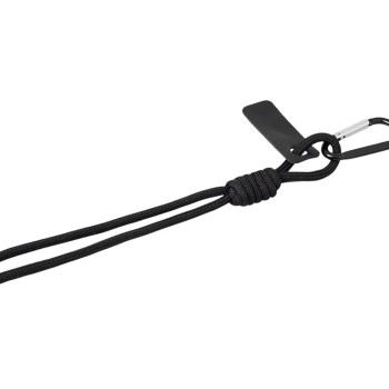 Брелок-веревочка на карабине "Trinket", черный