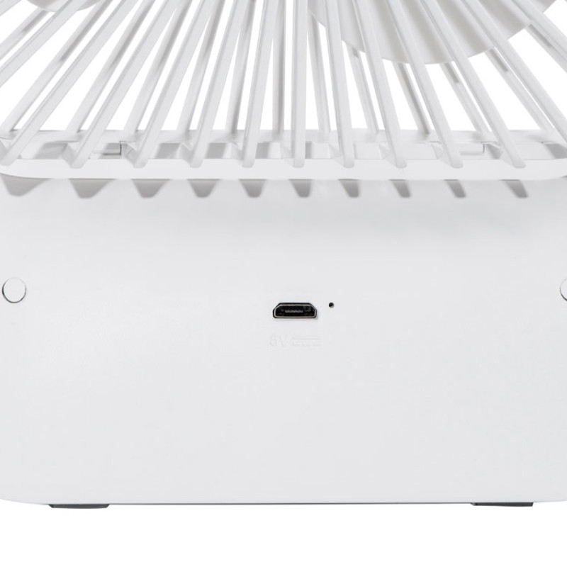 Настольный вентилятор с плавным регулированием скорости "Circa", белый