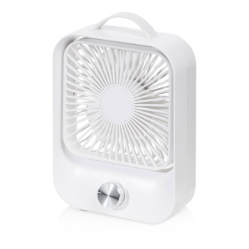 Настольный вентилятор с плавным регулированием скорости "Circa", белый