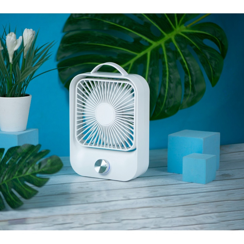 Настольный вентилятор с плавным регулированием скорости "Circa", белый