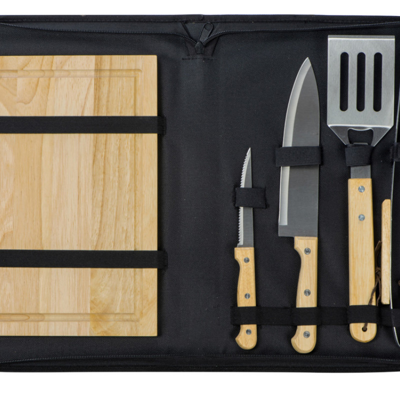 Набор для барбекю Terra из 6 предметов, с разделочной доской (P)