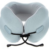 Подушка для путешествий с эффектом памяти Memo "Pillow PRO" M/L English Blue