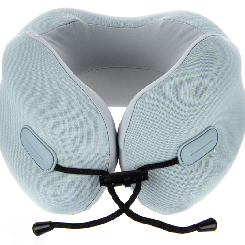 Подушка для путешествий с эффектом памяти Memo "Pillow PRO" M/L English Blue