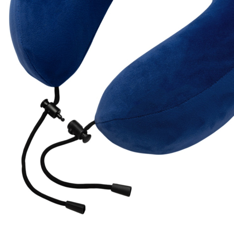 Подушка с эффектом памяти, с капюшоном "Dream Hood", синий