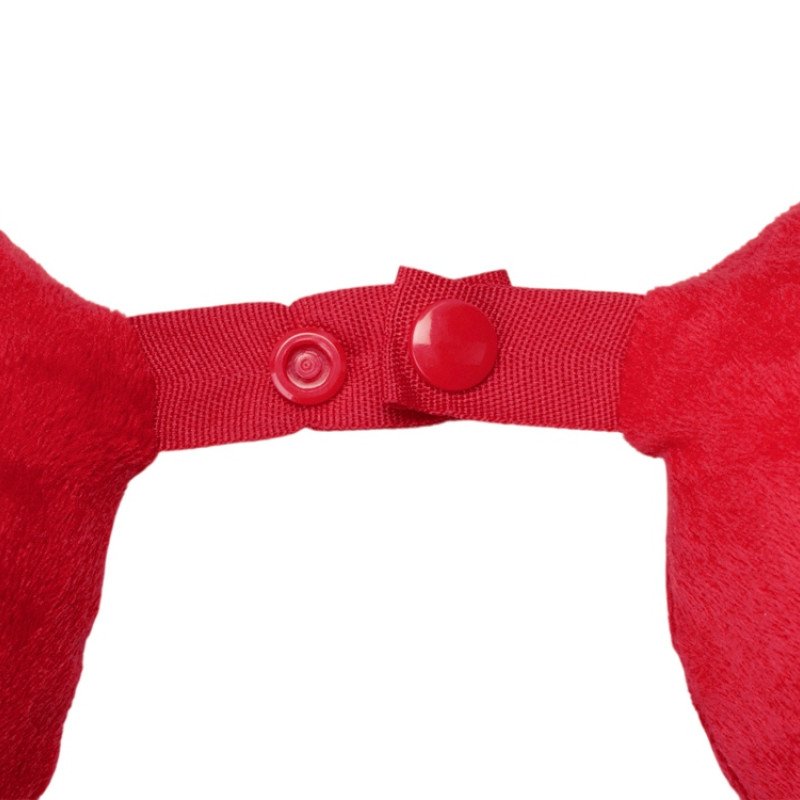 Подушка Basic из микрофибры с эффектом памяти U-shape, красный NEW